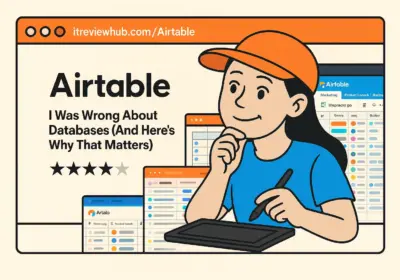 My authentic Airtable journey: from database confusion to confident tool comparison over 9 months showing workspace transformation