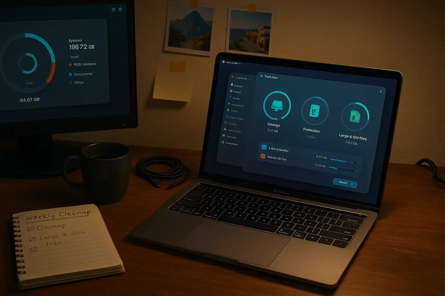 Confident CleanMyMac X user after 8 months showing comfortable weekly maintenance routine