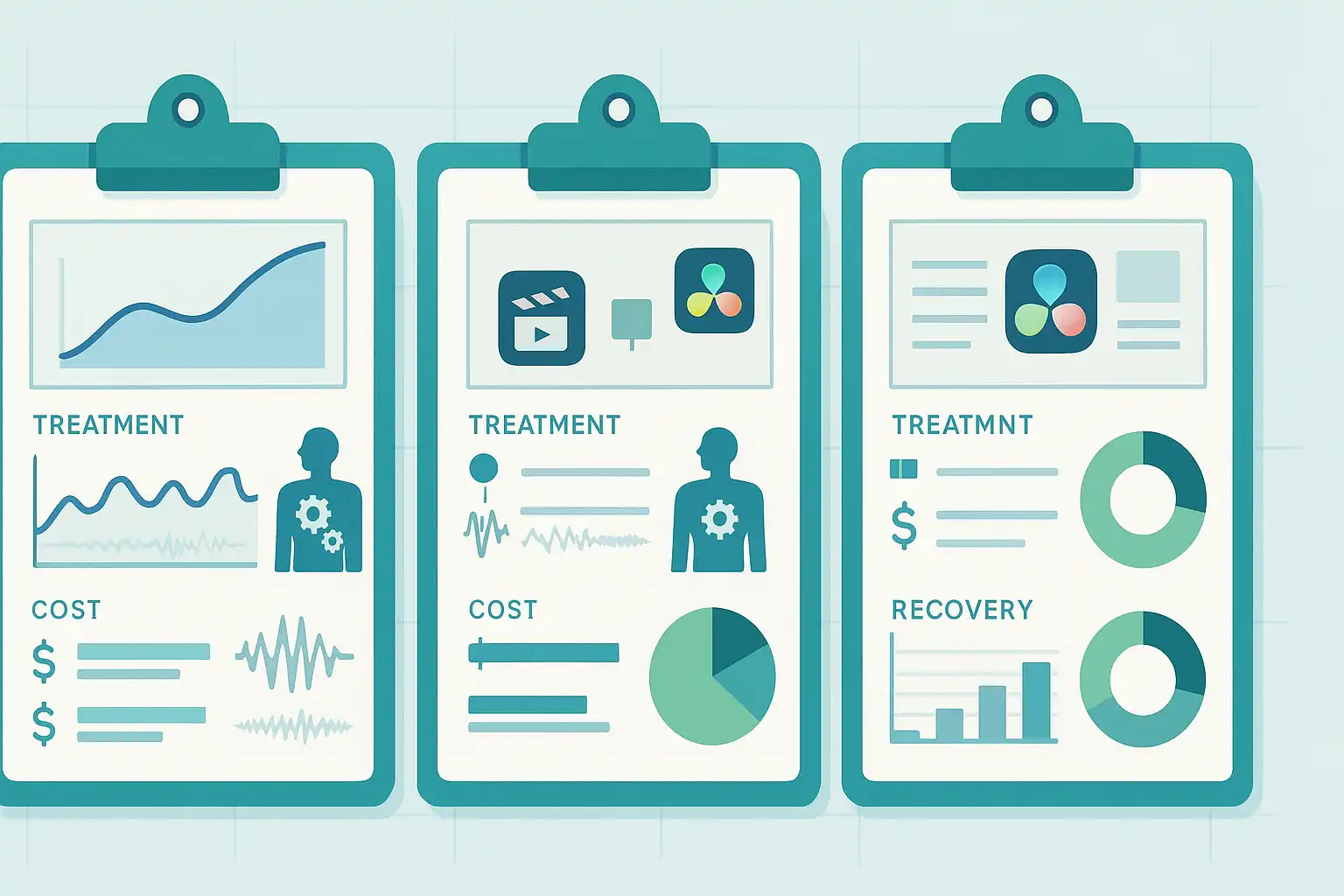 Clinical trial results: comparing three video editing treatment options