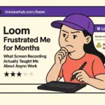 Personal journey from Loom confusion to confident screen recording mastery showing workspace transformation with authentic struggle