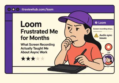 Personal journey from Loom confusion to confident screen recording mastery showing workspace transformation with authentic struggle