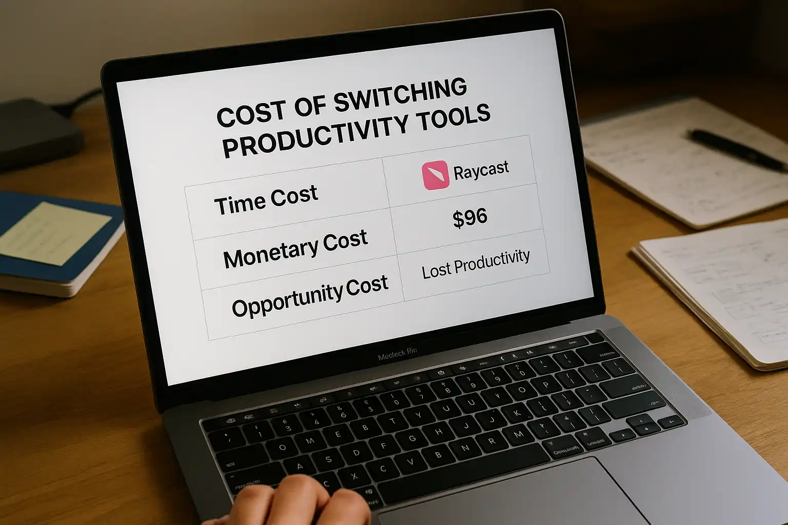 Personal cost-benefit analysis showing real productivity tool switching costs vs benefits