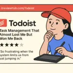 The breakthrough moment: discovering Todoist's mobile app magic in a real workspace setting