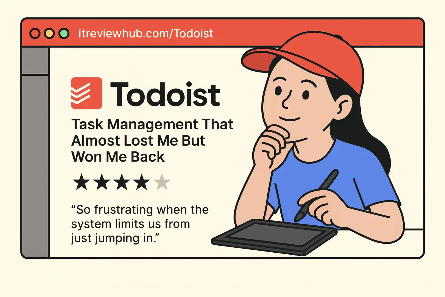 The breakthrough moment: discovering Todoist's mobile app magic in a real workspace setting