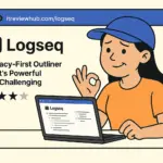 Personal journey showing Logseq interface evolution from overwhelming to manageable for privacy-focused knowledge management with realistic learning expectations