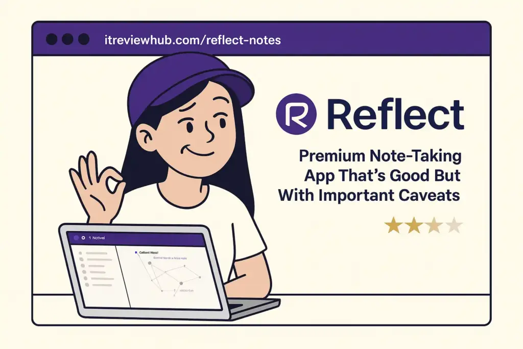 Personal journey with Reflect Notes showing cautious optimism and mixed feelings about premium note-taking software