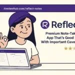 Personal journey with Reflect Notes showing cautious optimism and mixed feelings about premium note-taking software