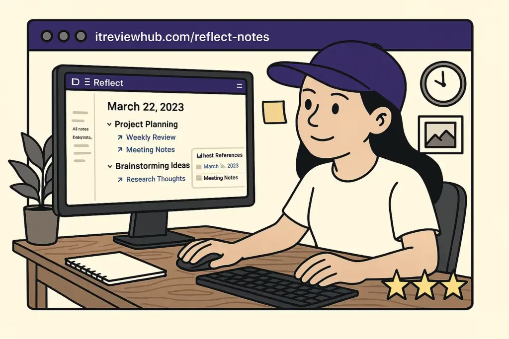Advanced Reflect Notes usage showing realistic workflow progression after months of learning