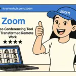 Personal transformation from Zoom skeptic to enthusiastic advocate showing excited enthusiasm expression reflecting 4.8/5.0 rating